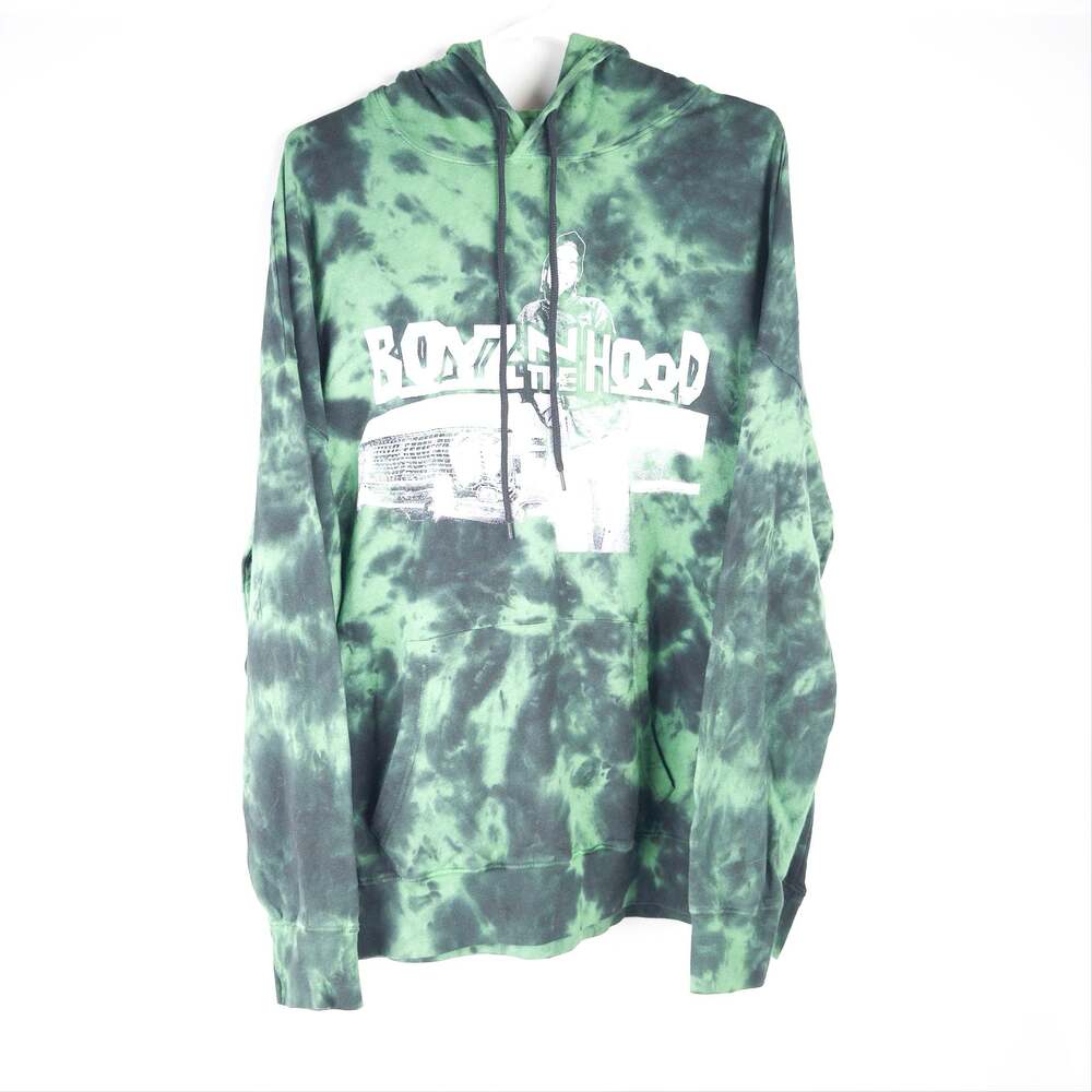 Philcos Boyz N The Hood Ice Cube Green Tie-Dye Pullover Hoodie